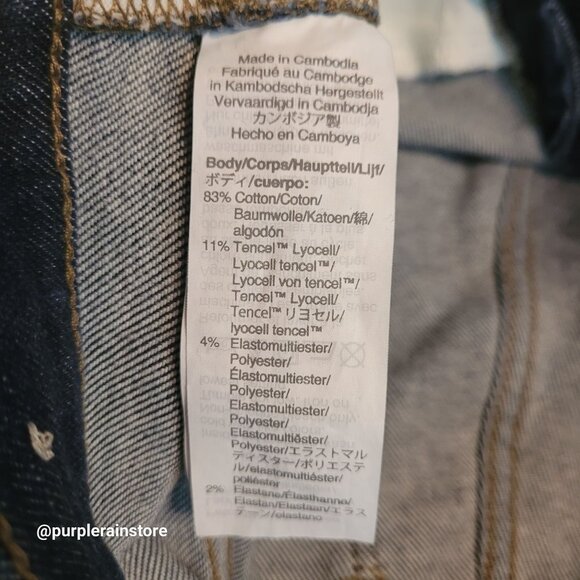 Madewell Jeans 28 Skinny 9" Mid Rise Woodland Wash MA938 Tummy Control Stretch - Picture 6 of 13